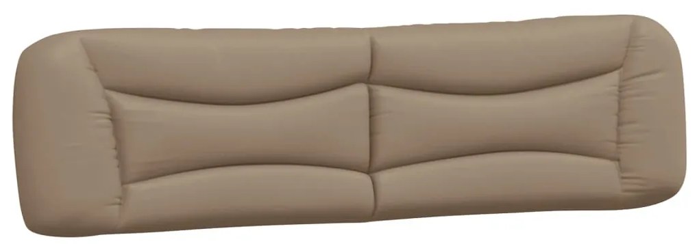 cappuccino színű műbőr fejtámla párna 200 cm