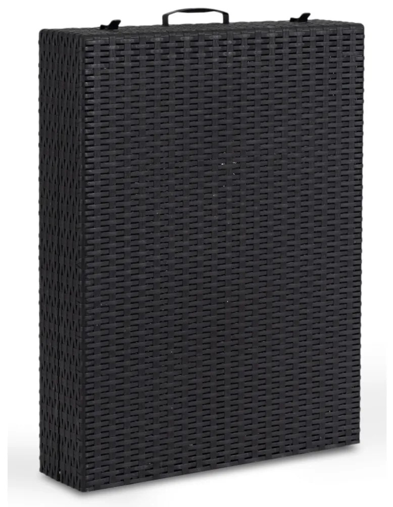 Műrattan napozóágy Fekete Színben. ARIZONA