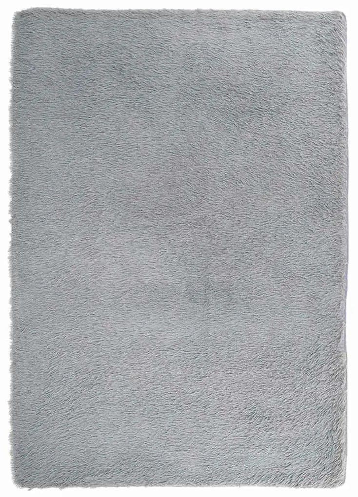 ezüstszürke hosszú szálú NAVARRA bozontos szőnyeg 240x340 cm