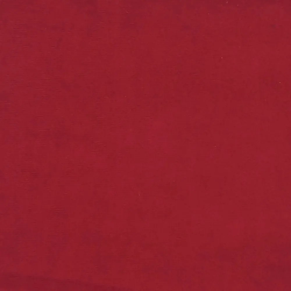 bordó bársony lábzsámoly 45x29,5x35 cm