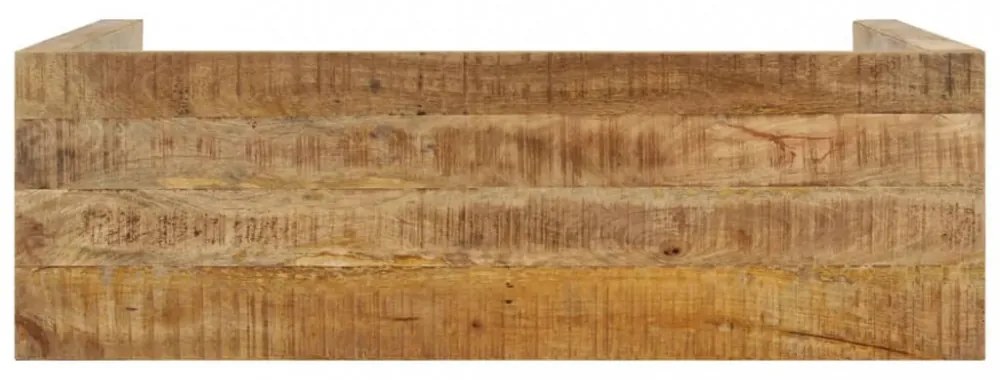 nyers mangófa tárolóasztal 110 x 35 x 76 cm
