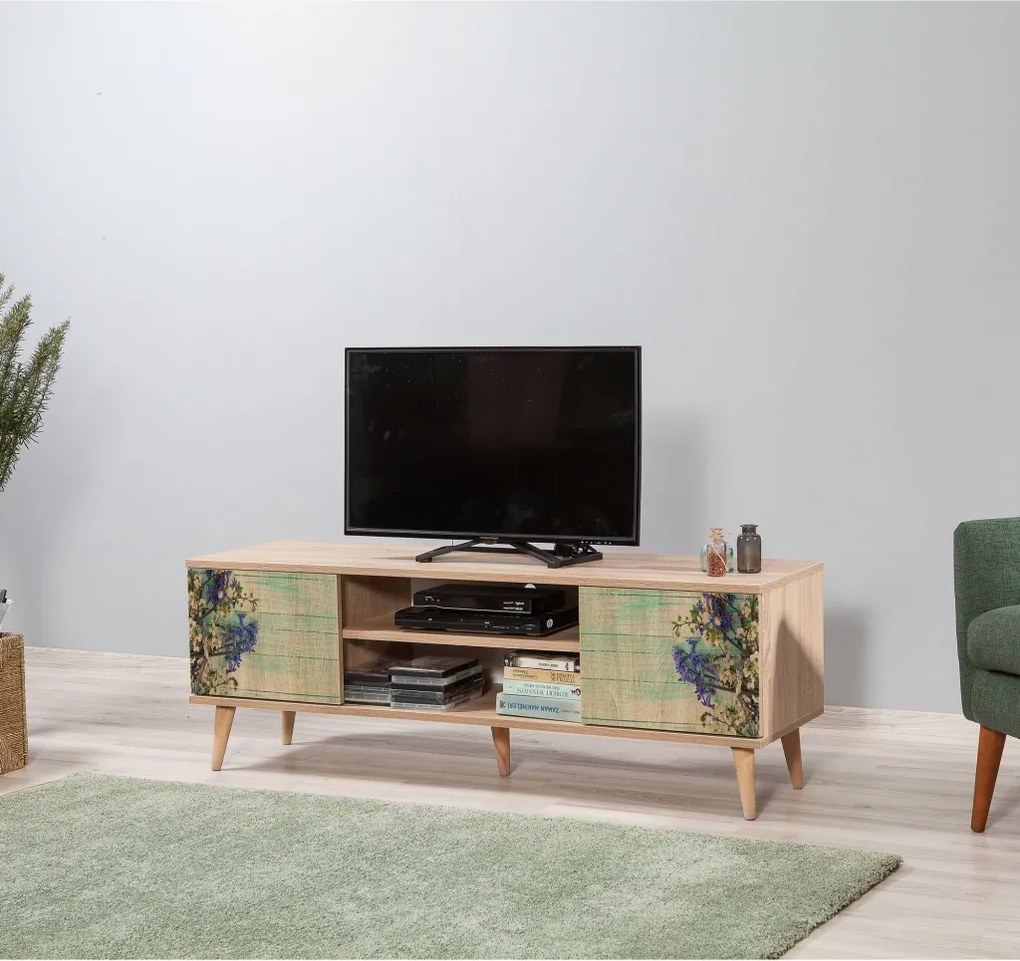 Truva TV-állvány, 140 cm – TR863SPH3017