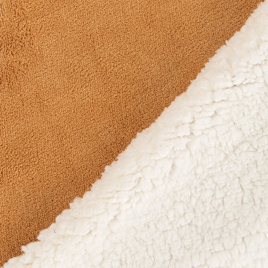 4Home gyapjú hatású pléd barna, 150 x 200 cm