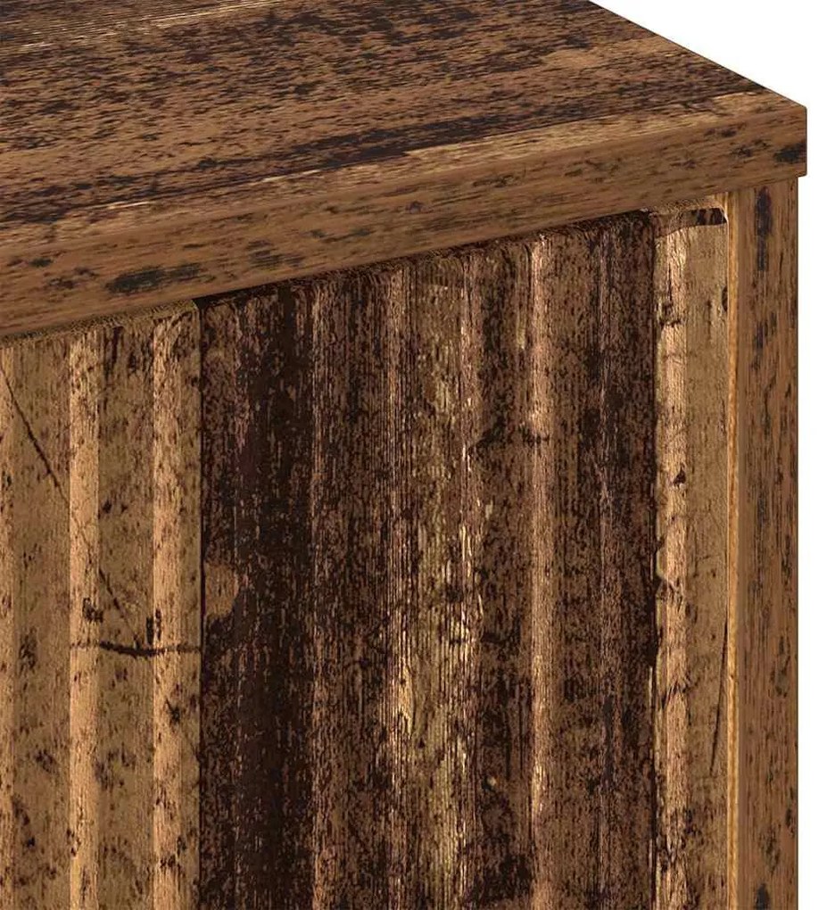 Fürdőszoba Székény tárolóval Régi fa 39 x 23.5 x 65 cm Faanyag