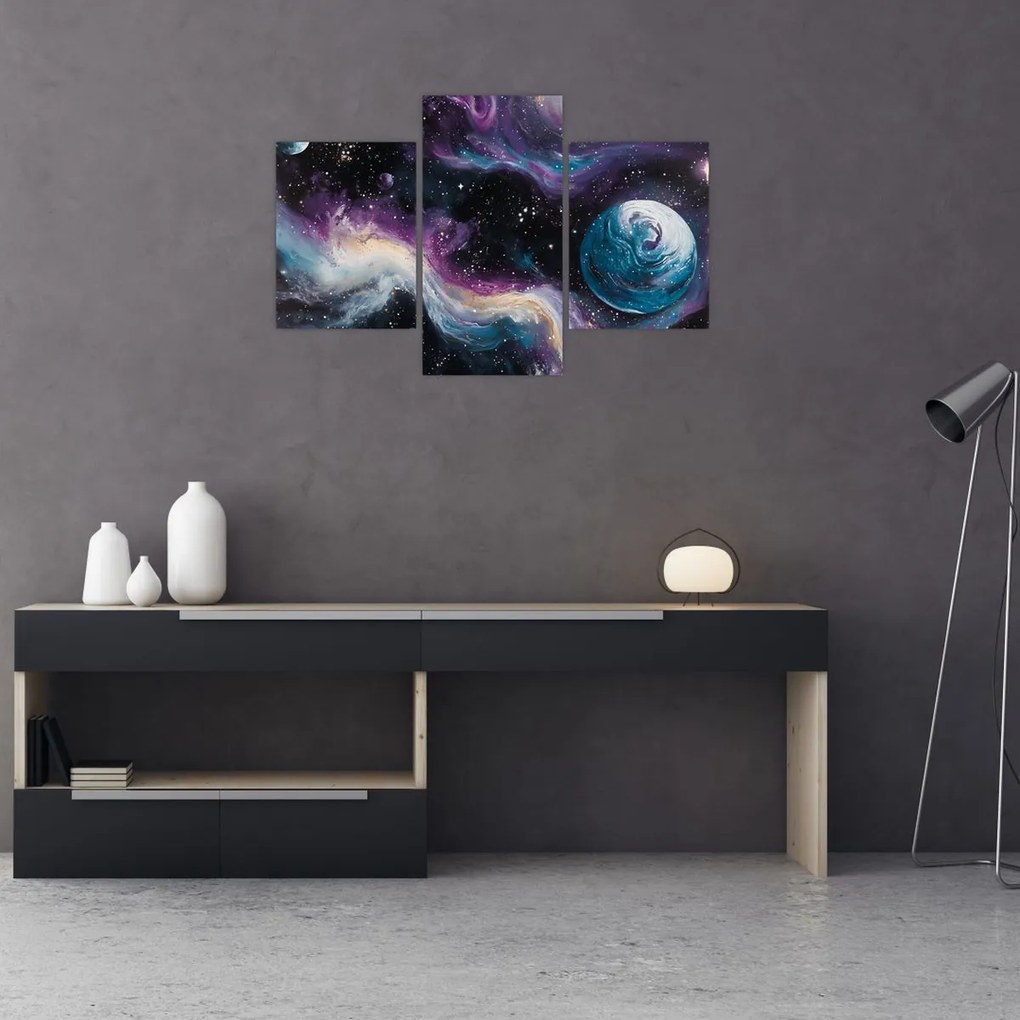 Kép - Festett univerzum (90x60 cm)