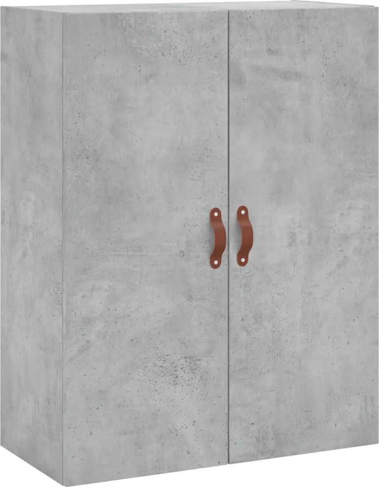 vidaXL betonszürke fali szekrény 69,5x34x90 cm