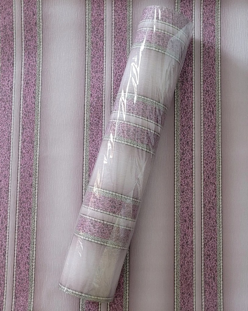 Tapéta csíkok, csillogó csillámok 2544-20