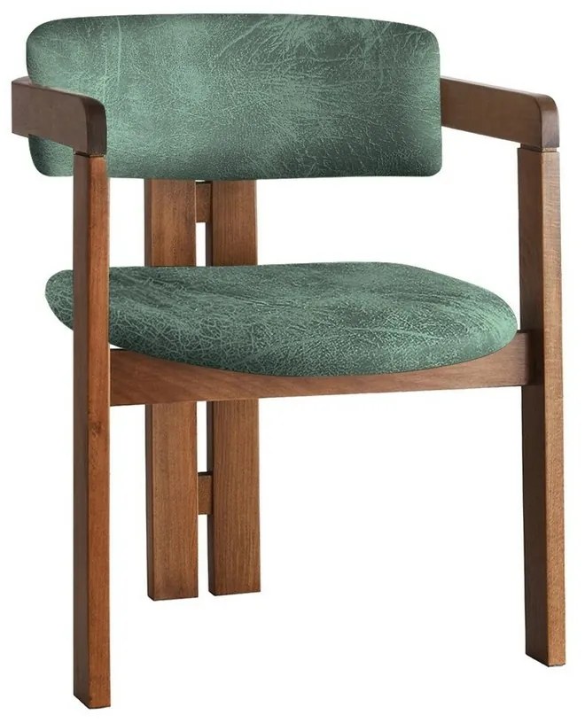 Étkező szék CO Green and Walnut