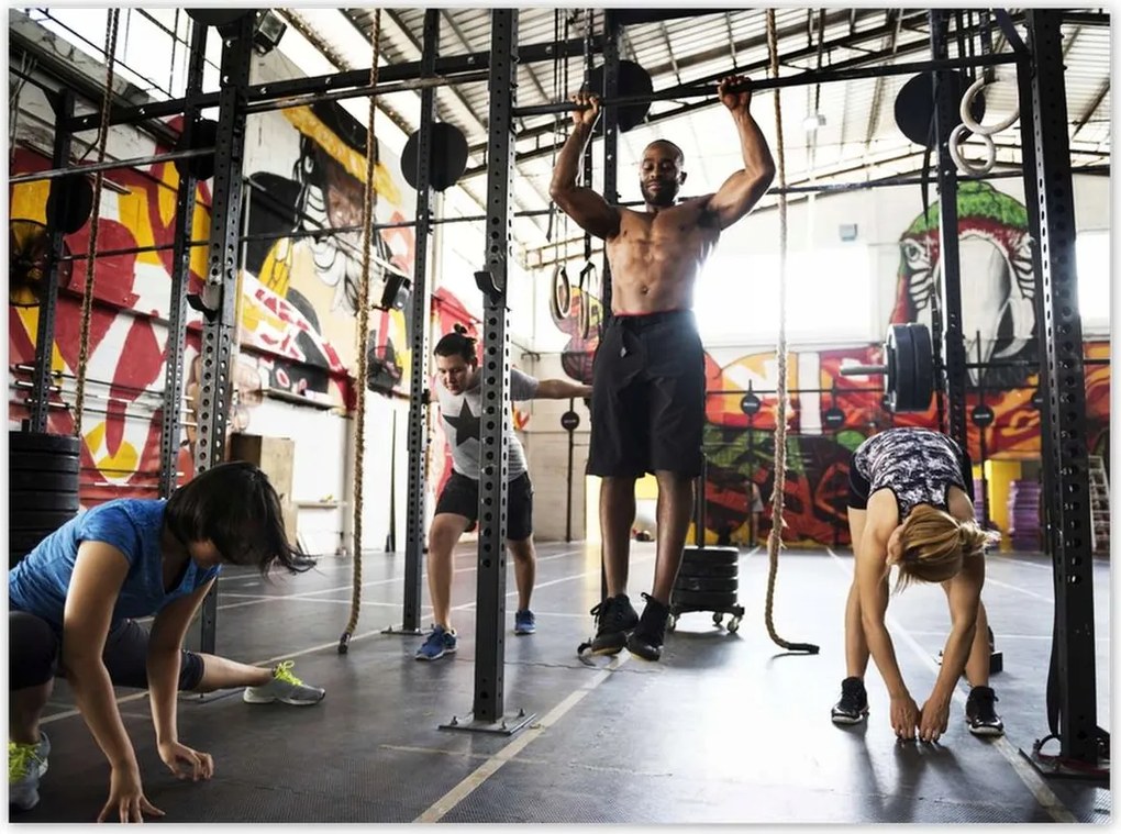 Poszterek 135x100 Edzőterem Edzés Teljesítmény