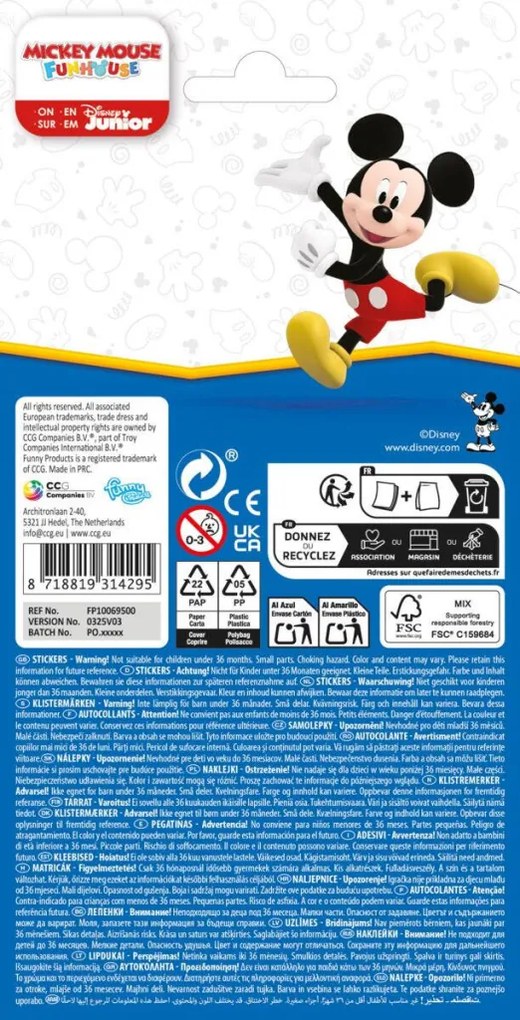 Disney Mickey Go For It matrica