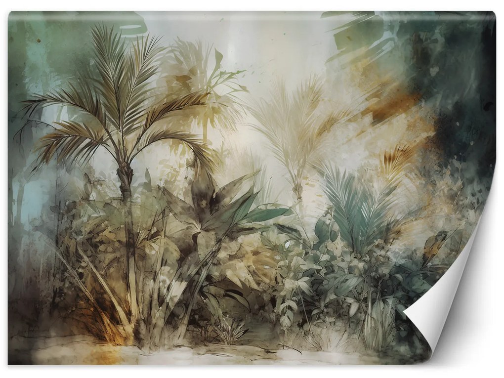 Gario Fotótapéta Növények az esőerdőben Anyag: Vlies, Méret: 300 x 210 cm