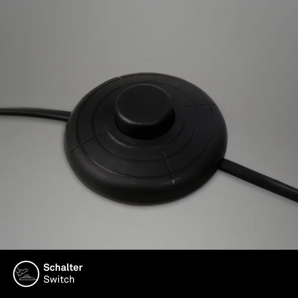 Brilo - Állólámpa 1xE27/10W/230V fekete