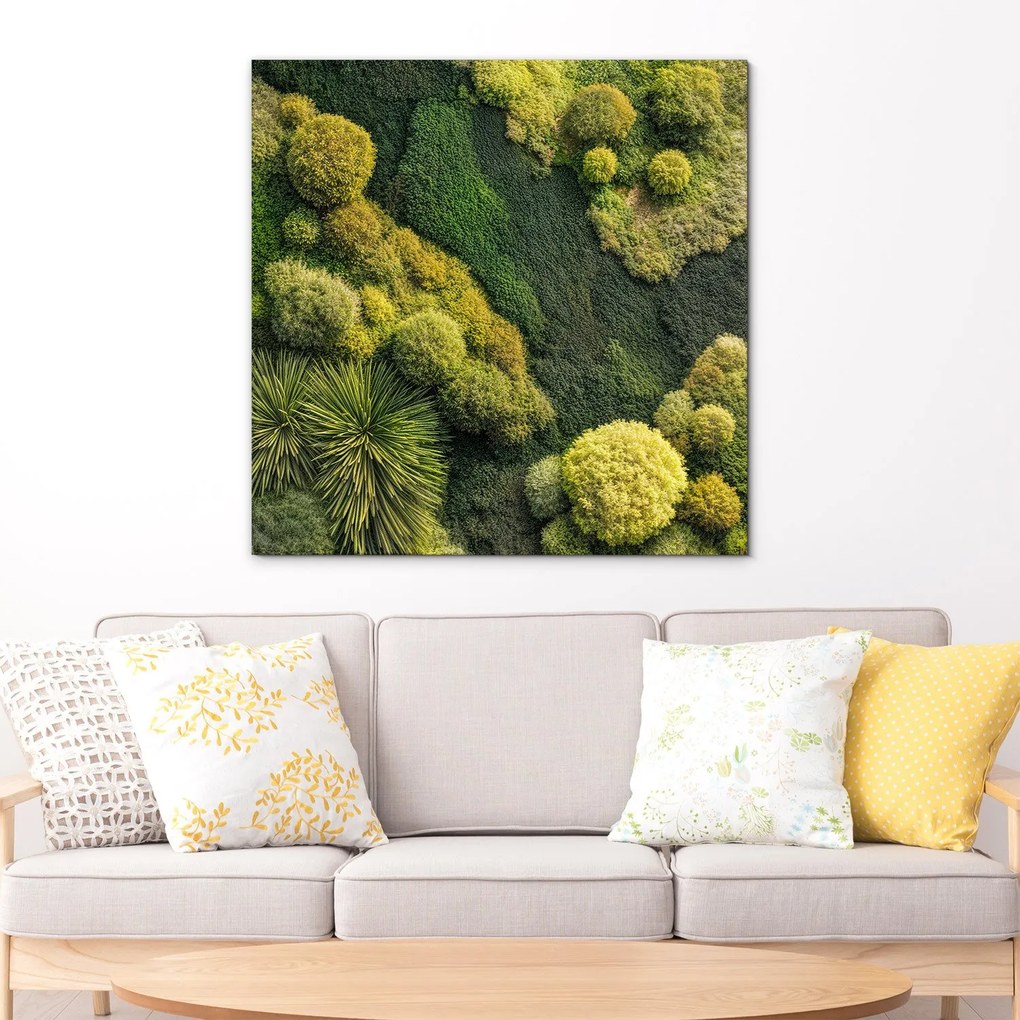 DUBLEZ | Moha kép - Zöld oázis (imitáció)