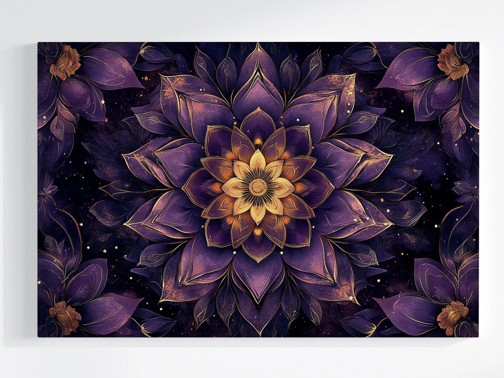 Vászonkép Canvas Mandala Harmónia Zen Meditáció Energia Virág 60x40