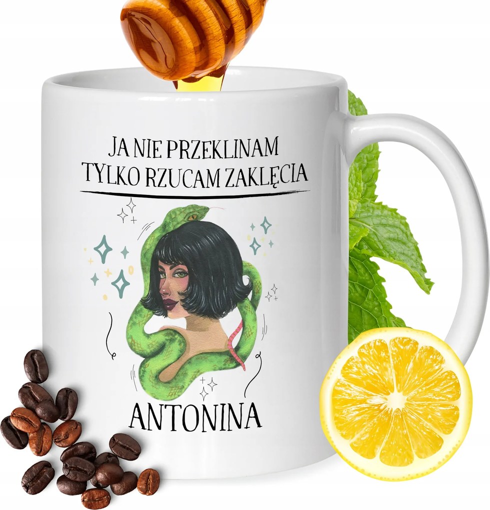 Bögre Antonina Barátnőknek Ajándék Nyomtatott Fehér 330ml