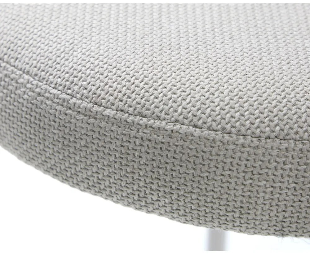 Krémszínű fém ülőke Pelican – Unique Furniture