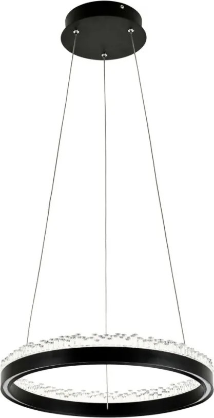 ZUMA LINE PD2304400R-MB REGI Modern Led Függesztett Lámpa Fekete LED IP20