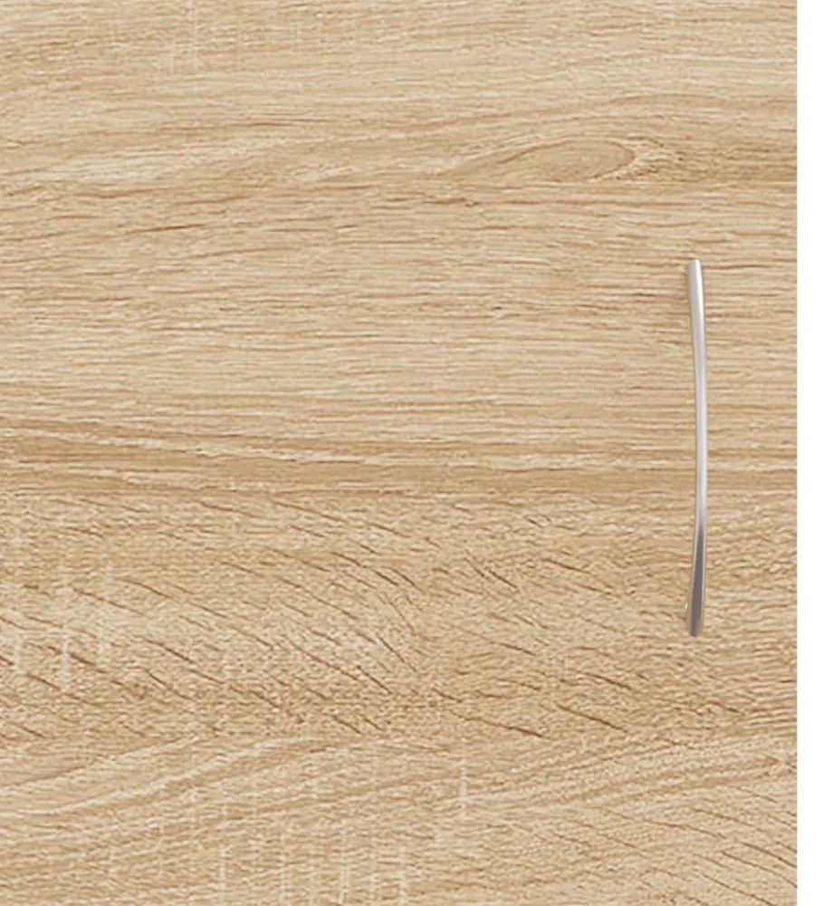 sonoma tölgy színű szerelt fa fali TV-szekrény 102x30x37,5 cm