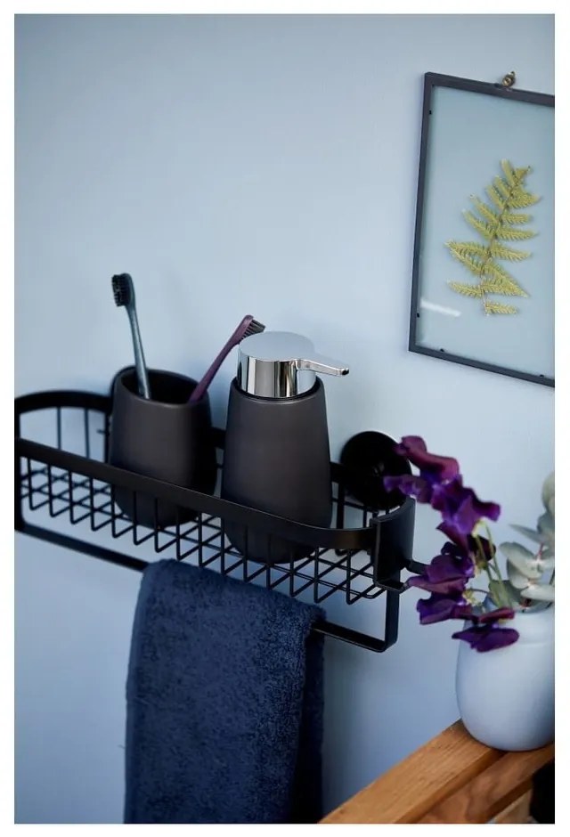 Classic Plus fekete falipolc - Wenko