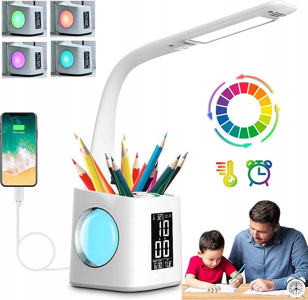 Asztali Lámpa Szabályozható Led Tartó Toll Asztali Lámpa Tökéletes Ajándék