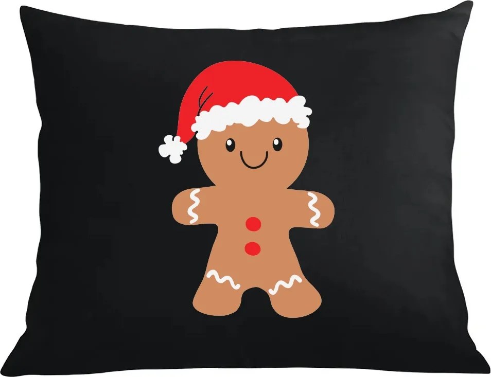 Karácsonyi párna párnahuzat Mézeskalács