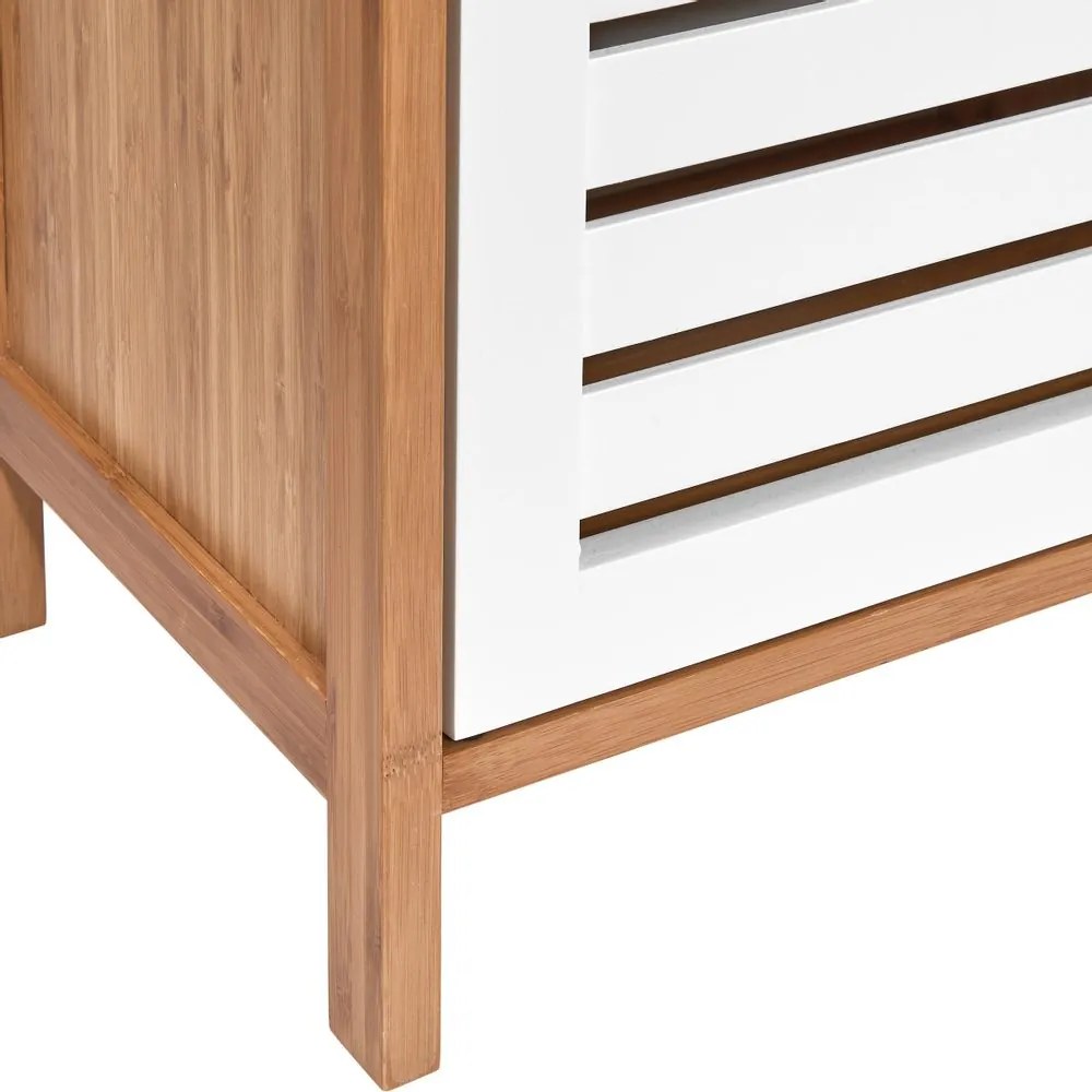 WHITE SANDS polc, 3 fiókkal 45x30x85cm