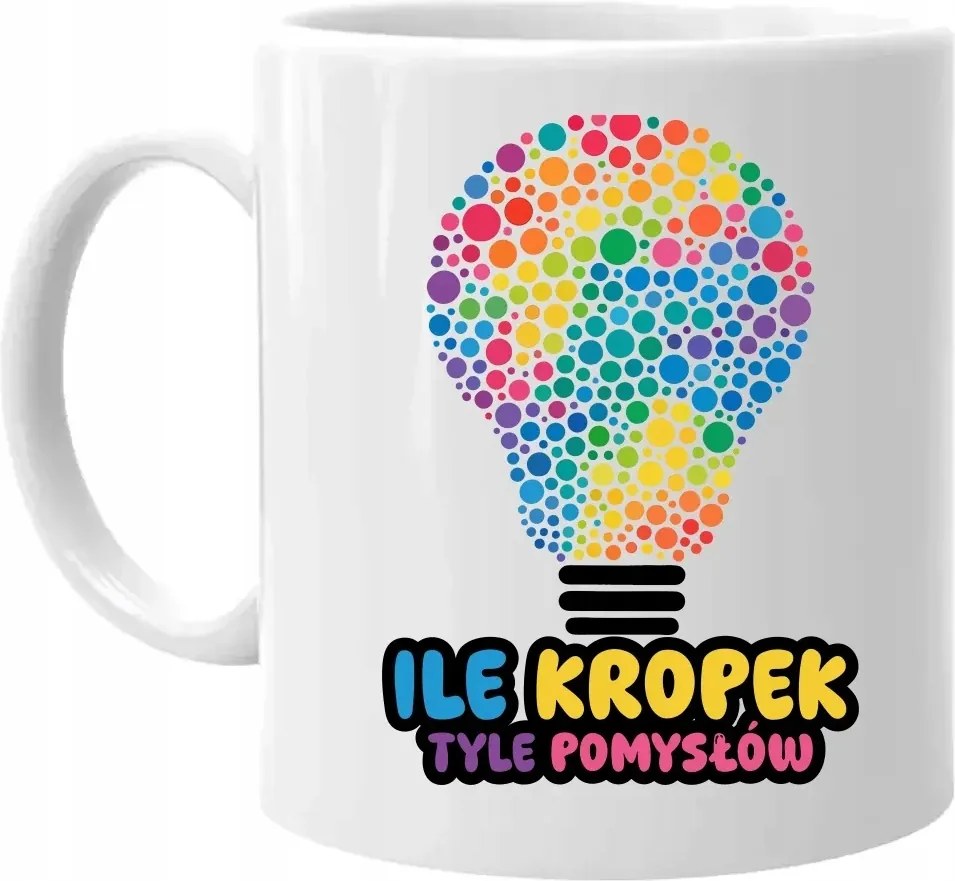 Ajándék bögre Ahány pötty, annyi ötlet A pöttyök napja