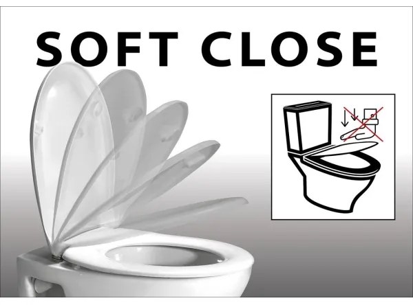 Sapho - ADINA SoftClose WC-ülőke, fehér