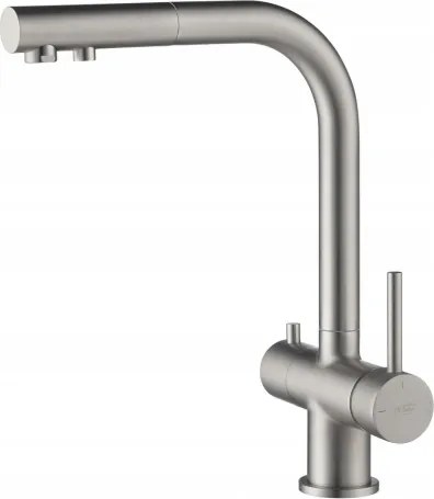 Konyhai Csaptelep 4-UTAS Kihúzható Kifolyócsővel Acél Vízszűrővel