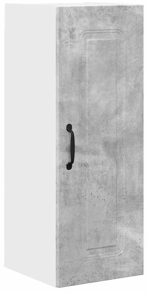 Fali konyhaszekrény Beton Szürke 30 x 31 x 80 cm Faanyag