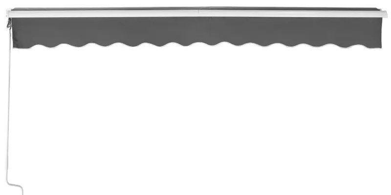 Falra szerelhető kihajtható árnyékoló, AR02 szürke 295x200 cm