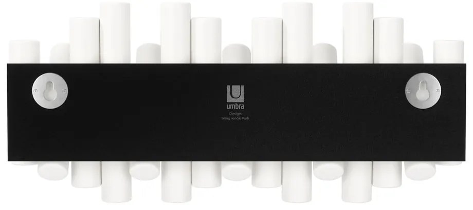 Fehér borovi fenyő fali fogas Picket – Umbra