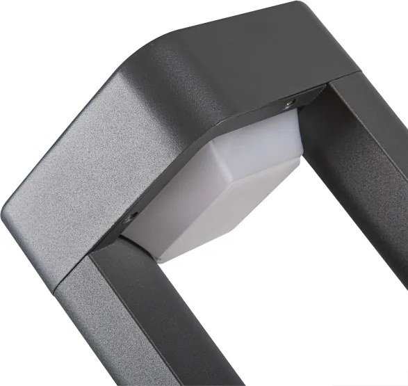 Kanlux 36552 - PEVO kültéri fali lámpatest 1xGX53/11W/230V IP44 antracit