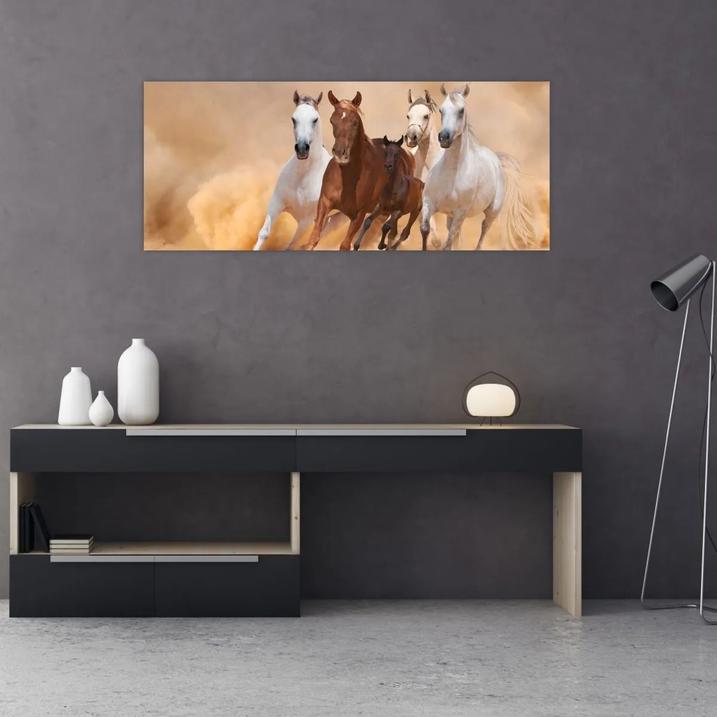 Kép - Lócsorda (120x50 cm)