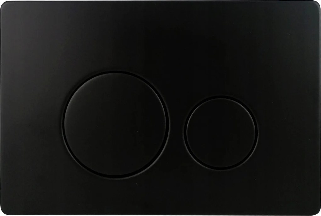 Wc öblítő gomb acél fekete matt Jomo Werit JomoTech WC-állványhoz