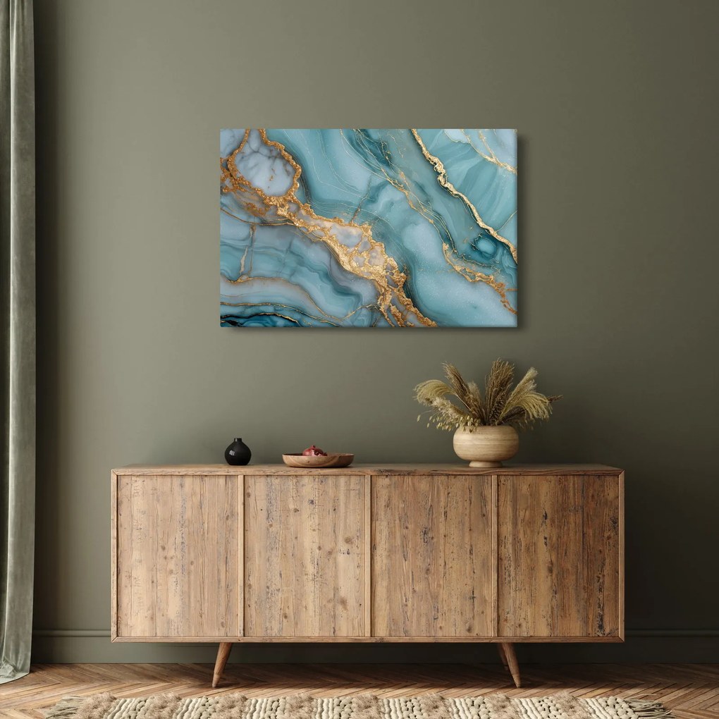 Kép - Türkiz márvány (90x60 cm)