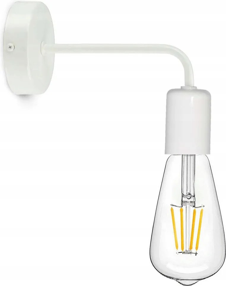 Fali lámpa egyenes fix Loft edison 1x E27