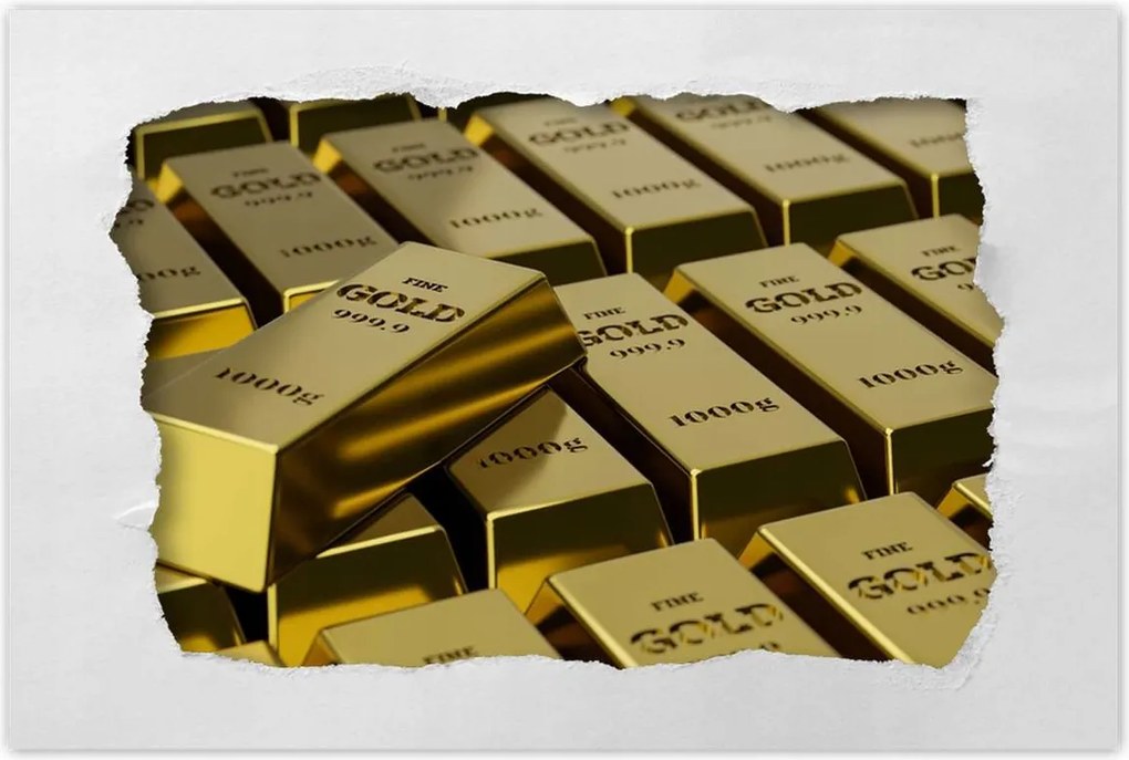 Poszterek 120x80 Arany rúd arany 1000g