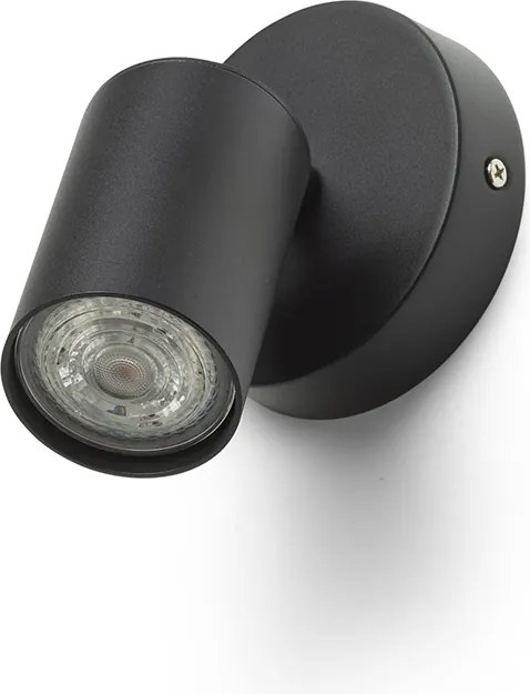 RENDL DUDE R felületre szerelhető fekete 230V LED GU10 9W