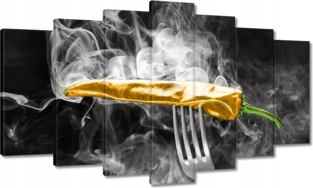 Képek 140x80 Sárga élesség a konyhában