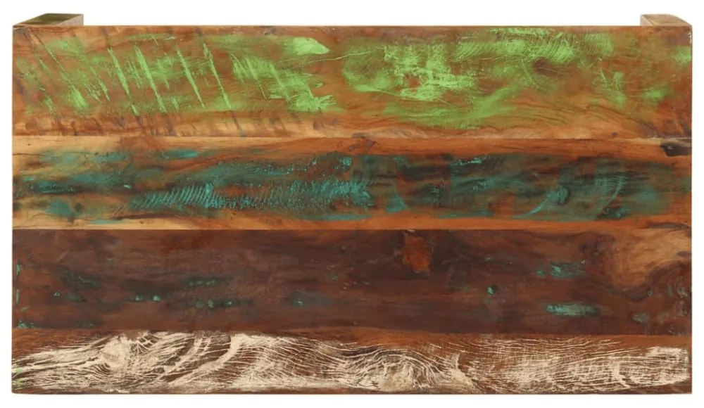 vidaXL dohányzóasztal 110x55x40 cm Tömör, újrahasznosított fa