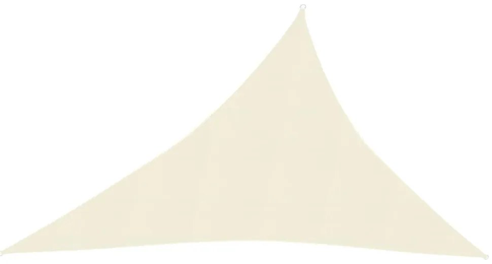 krémszínű HDPE napvitorla 160 g/m² 3 x 4 x 5 m