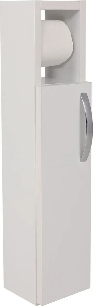 Fürdőszobai szekrény WC fölé LUMERO, fehér