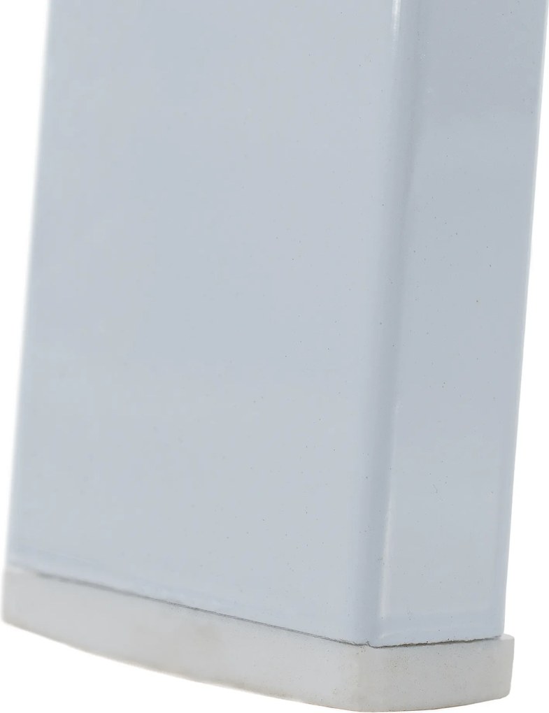 Kerti rakásolható szék, fehér acél/tölgy, BONTO