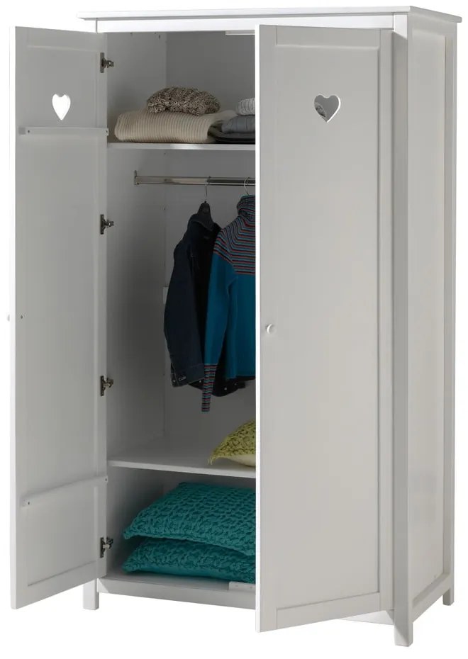 Amori fehér szekrény, magasság 190 cm - Vipack