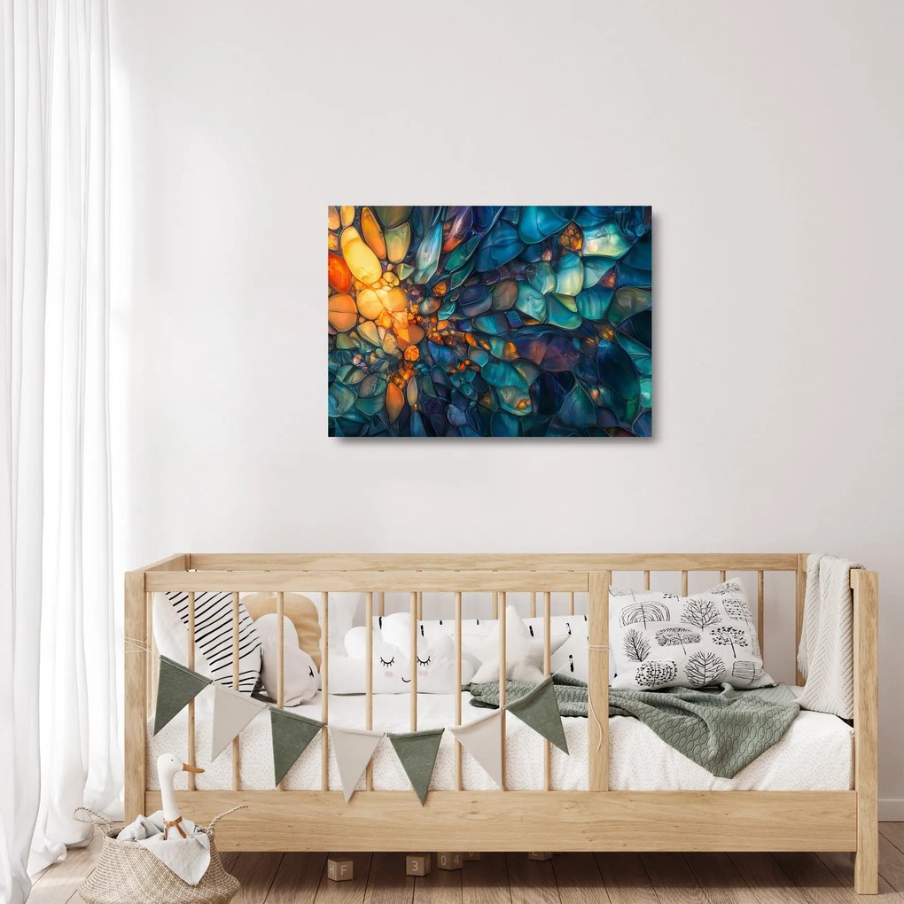 Üveg kép - Üvegmozaik (70x50 cm)