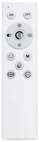 Brilagi-LED RGB Dimmelhető lámpatest FLOCO LED/30W/230V Wi-Fi Tuya + LED/6W + távirányító