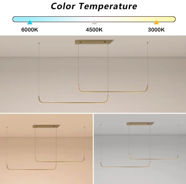 Immax NEO 07228L - LED Dimmelhető csillár zsinóron PATTINI LED/53W/230V Tuya + távirányító