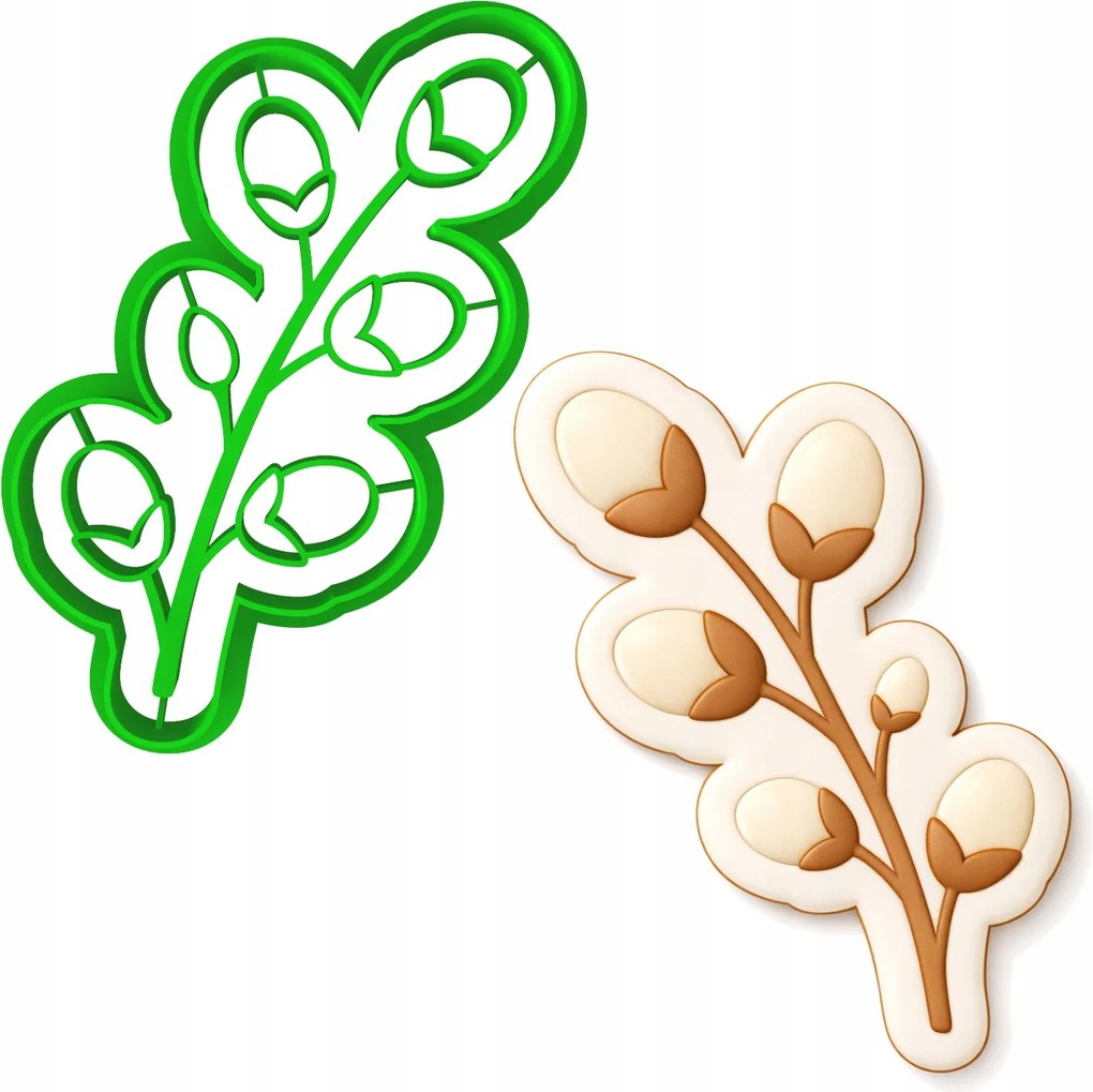 Húsvéti Mézeskalács Forma Húsvéti Cica Alap 9cm