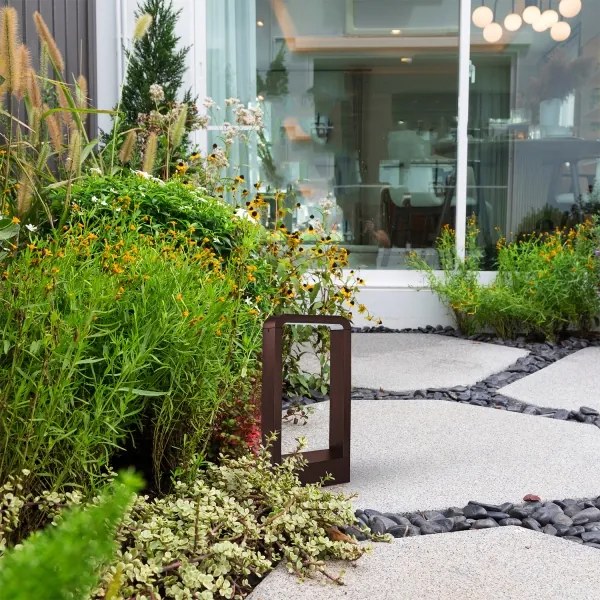 Brilagi - LED kültéri lámpa BARI LED/7W/230V 3000/4000/6000K barna IP54 30 cm